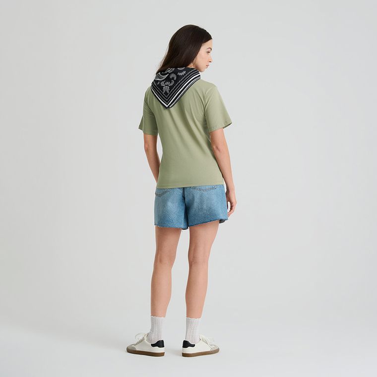 Tricou regular din bumbac pieptanat NOWEAR