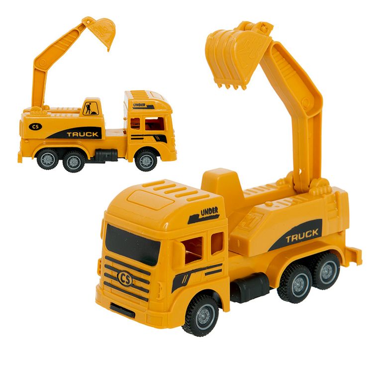 Truck, masinute de constructii, set de vehicule, 8 buc.