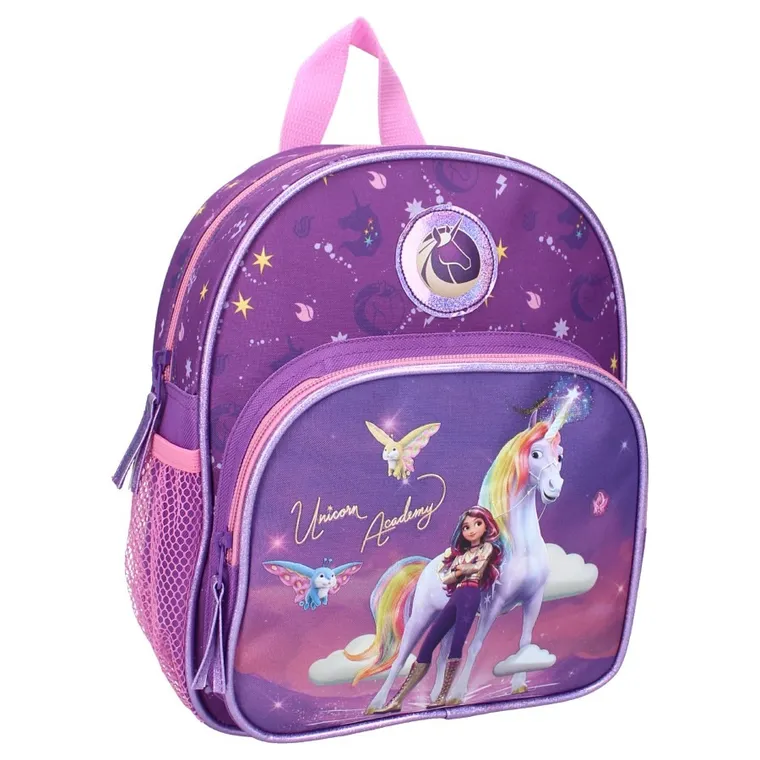 Unicorn Academy, It's Fate, rucsac pentru prescolar, violet