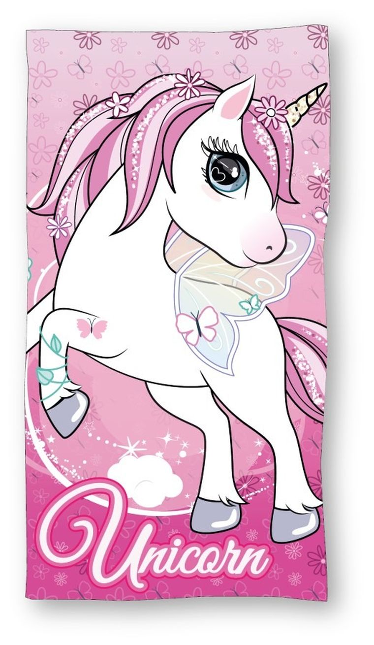Unicorn, prosop din bumbac, 70-140 cm