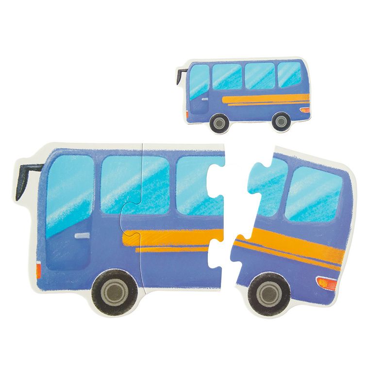 Vehicule, puzzle 6 in 1