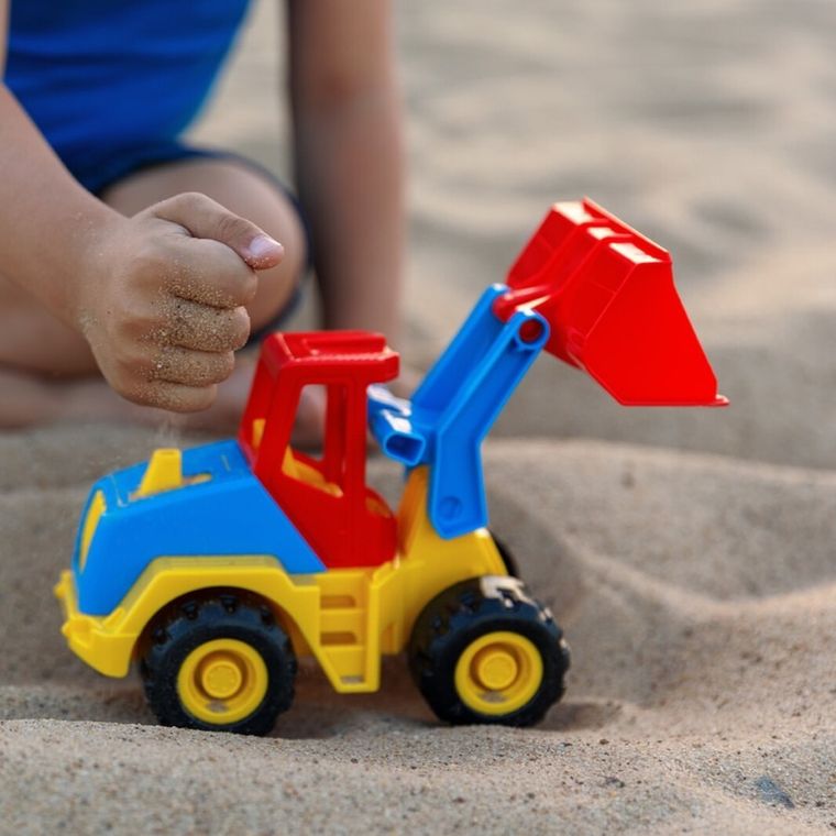 Wader, Tech Truck, Buldoexcavator, vehicul, 27 cm