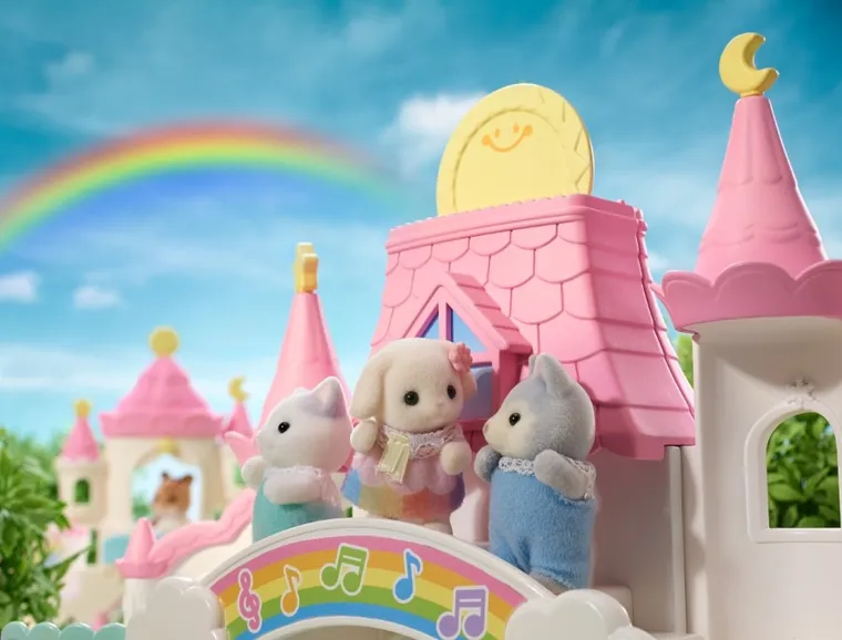 Sylvanian Families, Gradinita colorata, set cu figurine, 5743