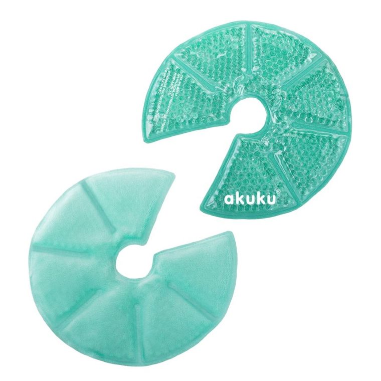 Akuku, compresele cu gel, menta