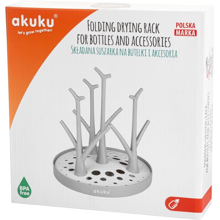 Akuku, uscator pliabil pentru sticle si accesorii