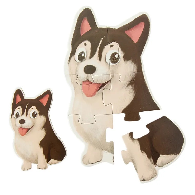 Animalute, puzzle 6 in 1