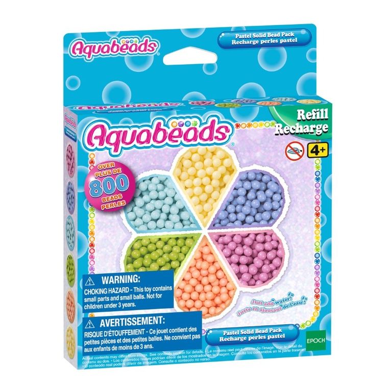 Aquabeads, Margele de baza pastelate, set suplimentar, 31505