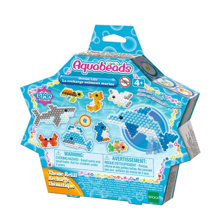 Aquabeads, Margele Stelute, Ocean, set suplimentar, 31769, 31769