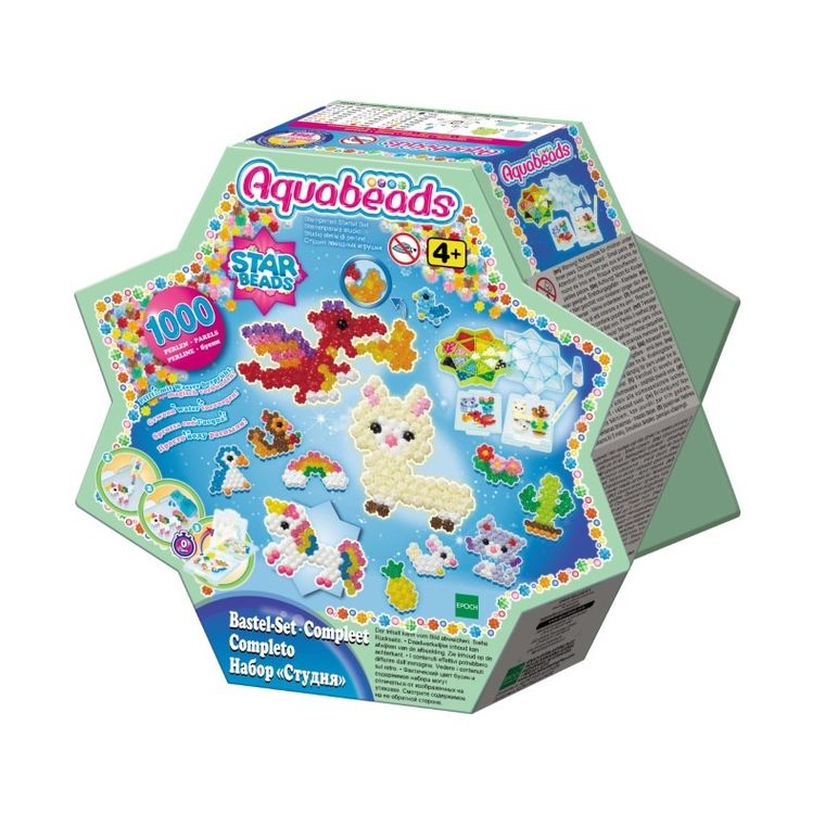 Aquabeads, Stelute, margele de apa, set creativ, 1000 elemente, 31601