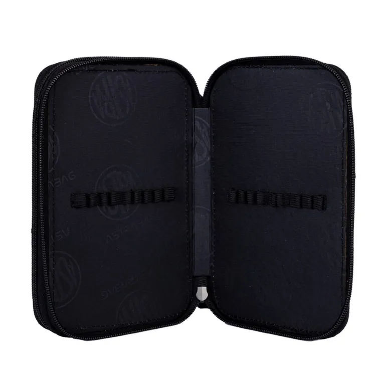 Astrabag, penar cu 2 compartimente, cu rechizite scolare, Blue Pixel
