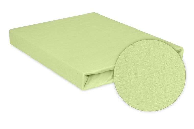 BabyMatex, cearceaf cu elastic din bumbac, 70-140 cm, verde