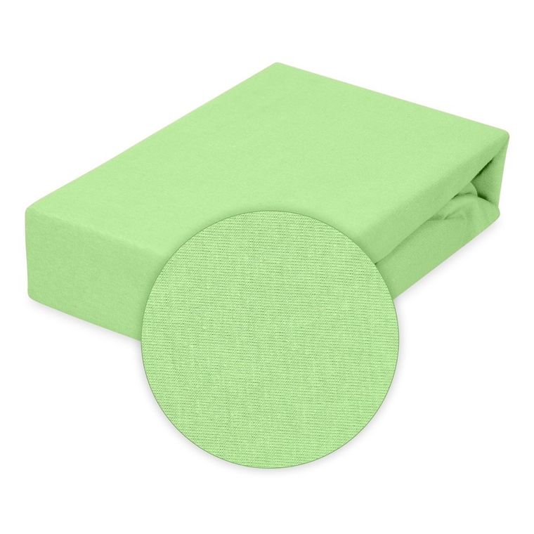 BabyMatex, cearceaf cu elastic jersey, 70-140 cm, verde