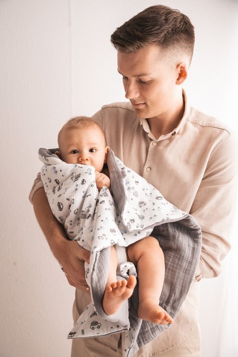 BabyMatex, Masini, Muslin, patura de muselina, 75-100 cm