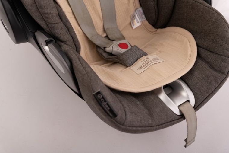 BabyMatex, Paddi, Muslin, insertie de reducere a presiunii pentru scaun auto, bej