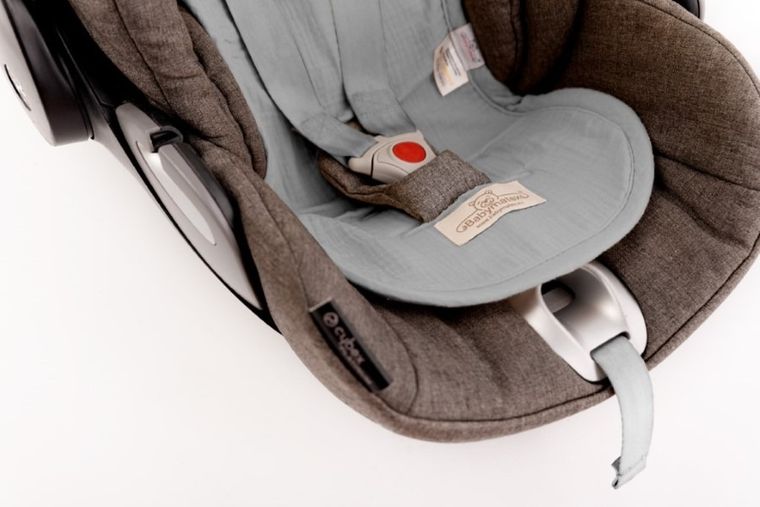 BabyMatex, Paddi, Muslin, insertie de reducere a presiunii pentru scaun auto, granit