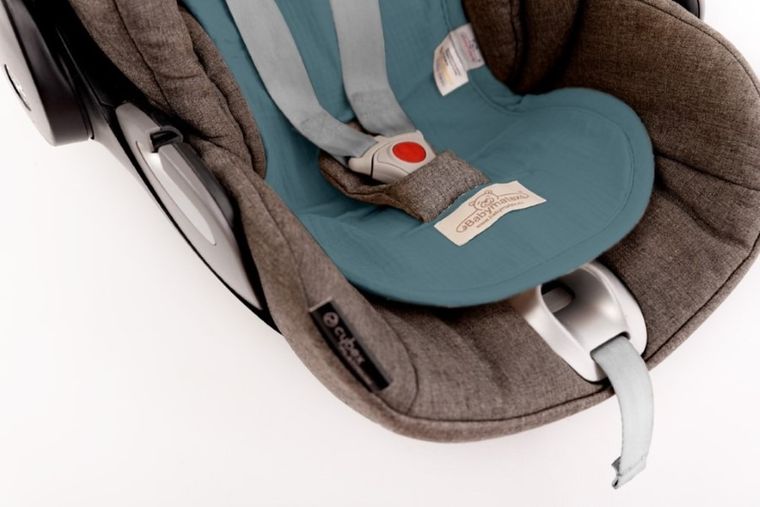 BabyMatex, Paddi, Muslin, insertie de reducere a presiunii pentru scaun auto, verde