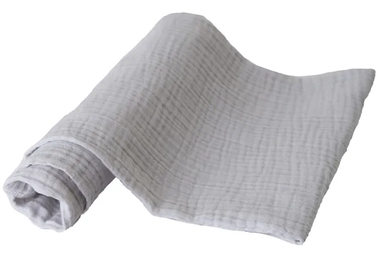 Babymatex, scutece din muselina, gri, 70-80 cm, 3 buc.