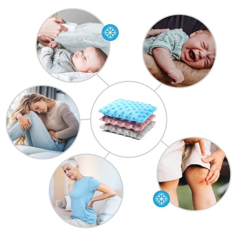 BabyOno, Cherry, termofor cu samburi de cirese, gri