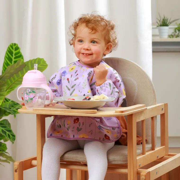 BabyOno, Garden, baveta cu maneca lunga, 6 luni+