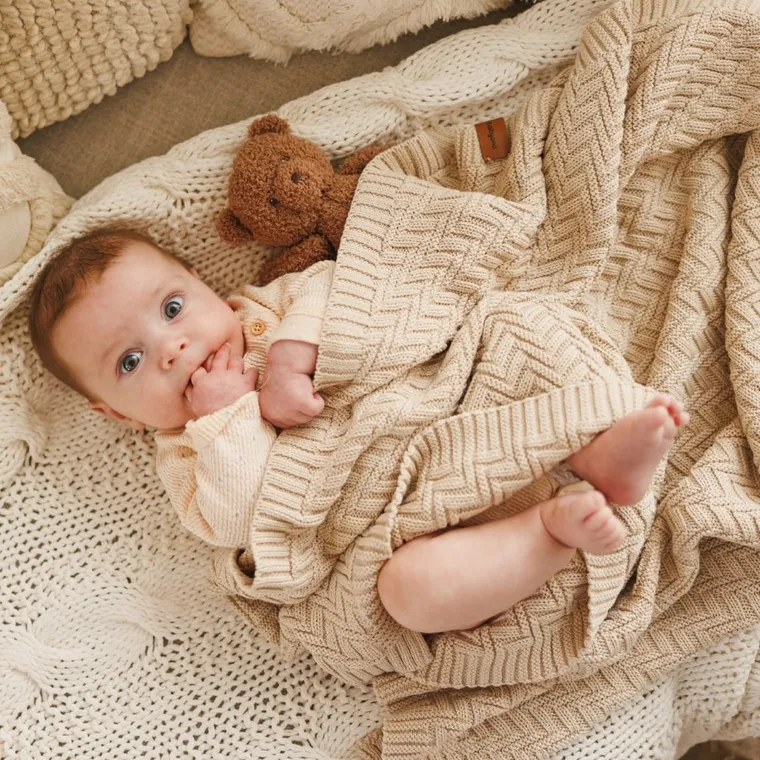 BabyOno, Paturica din bumbac organic, bej