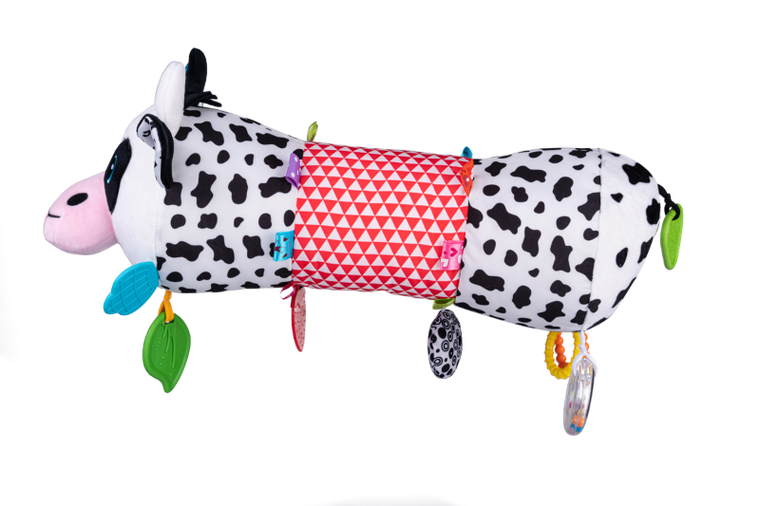 Balibazoo, Vacuta in forma cilindrica, agatatoare, jucarie pentru bebelusi