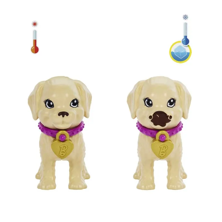 Barbie, Adoptia puilor, set cu papusa si accesorii