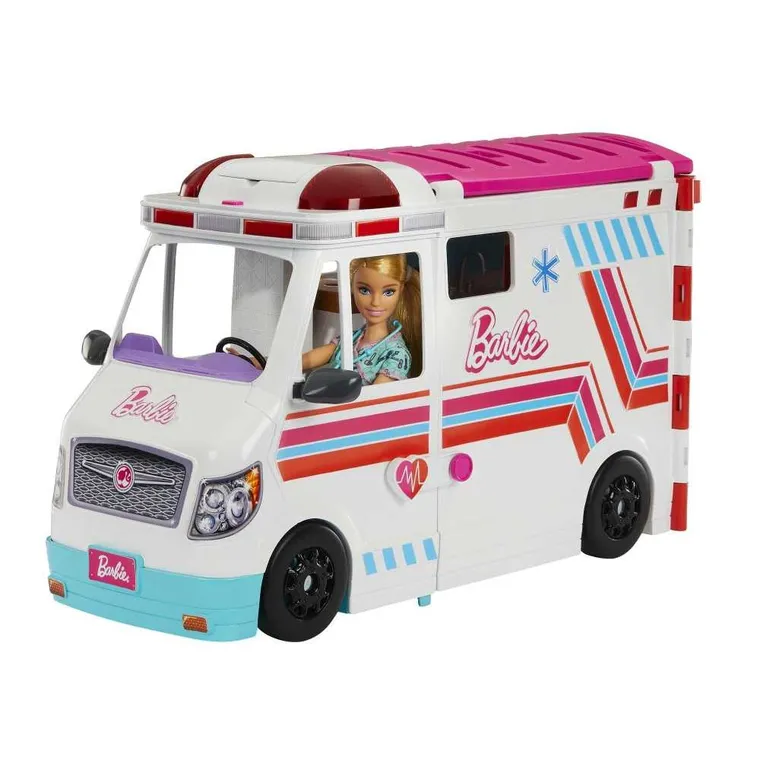 Barbie, Ambulanta, set de joaca fara papusa