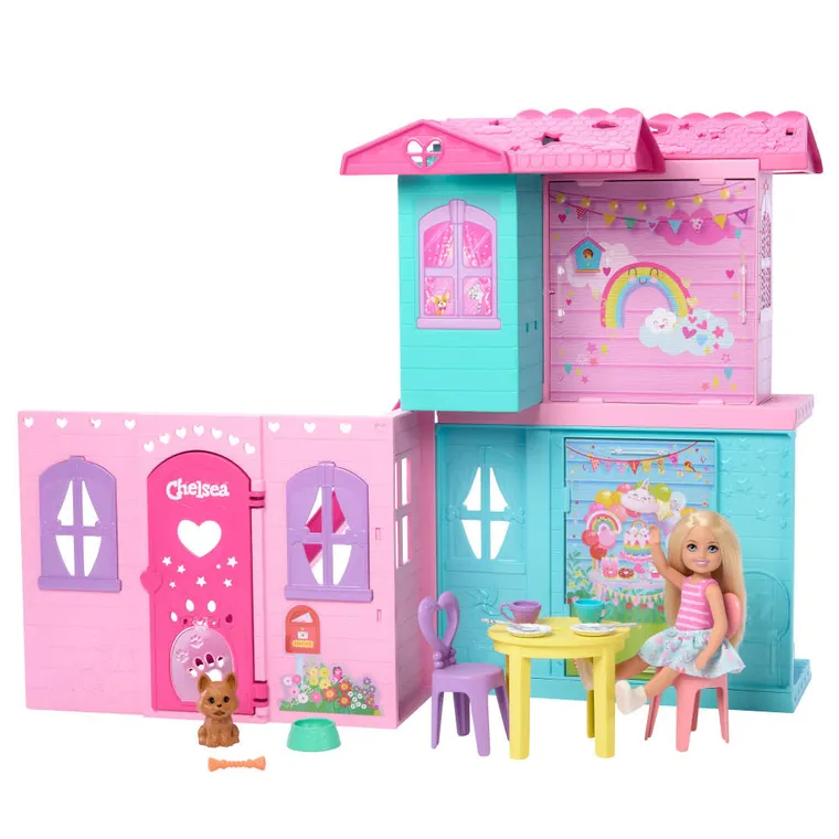 Barbie, Chelsea, Pop Up House, set de joaca cu papusa