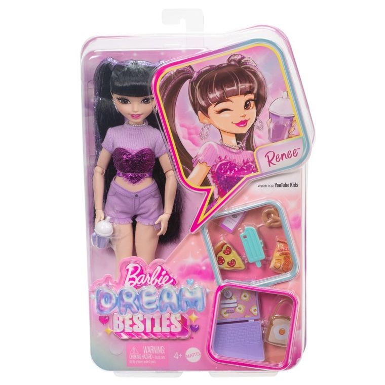 Barbie, Dream Besties, papusa Renee cu accesorii
