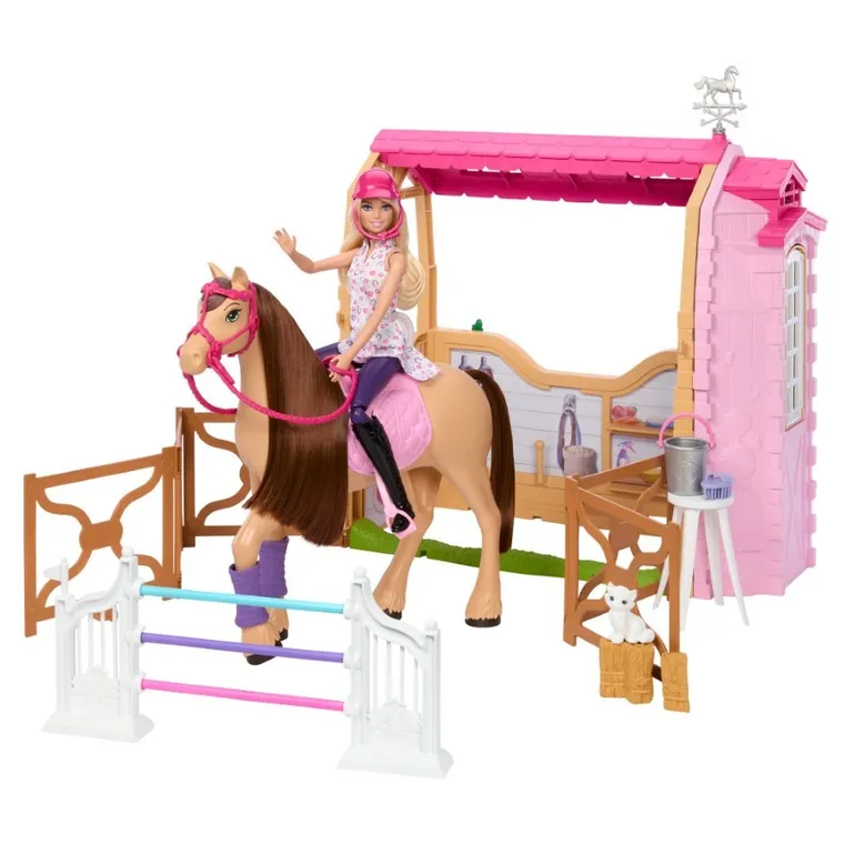 Barbie, Ultimate Stable, set de figurina si accesorii