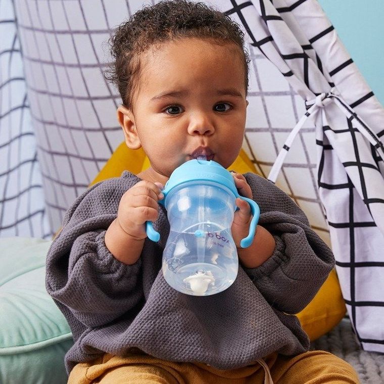 B.Box, cana cu pai si manere, albastru, 240 ml