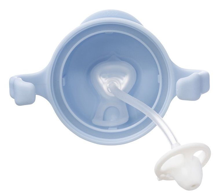 B.Box, Gelato, cana cu pai si manere, albastra, bubblegum, 240 ml