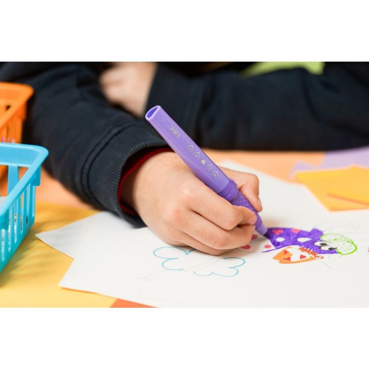 Bic, Kids, Comfort Jumbo, carioci, 12 culori