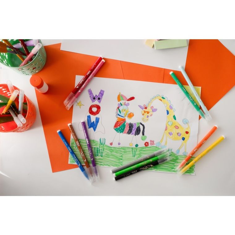 Bic, Kids, Kid Couleur, carioci, 18 culori