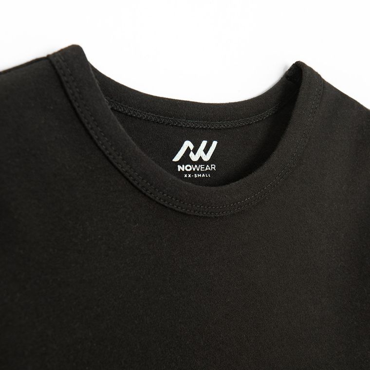 Bluza mulata neagra cu maneca lunga NOWEAR