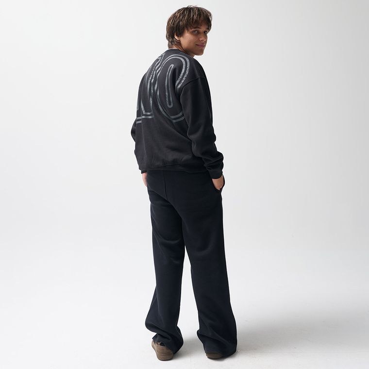 Bluza neagra oversize NOWEAR