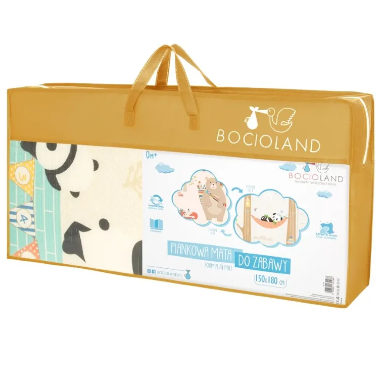 Bocioland, Panda, covoras din spuma pliabil, 150-180 cm