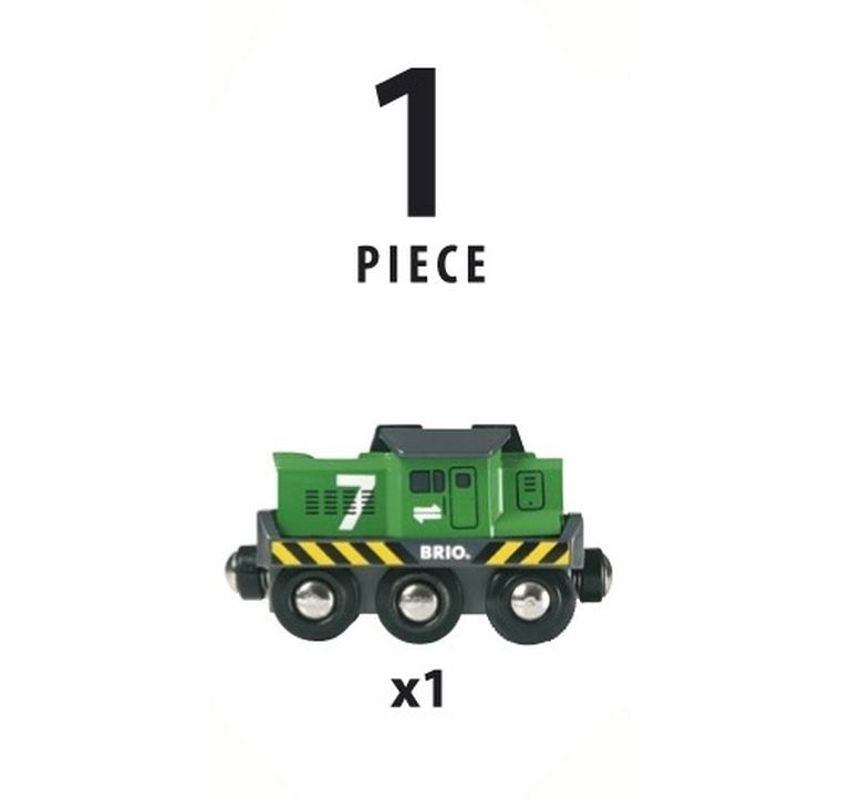 Brio World, Locomotiva de marfa, jucarie din lemn