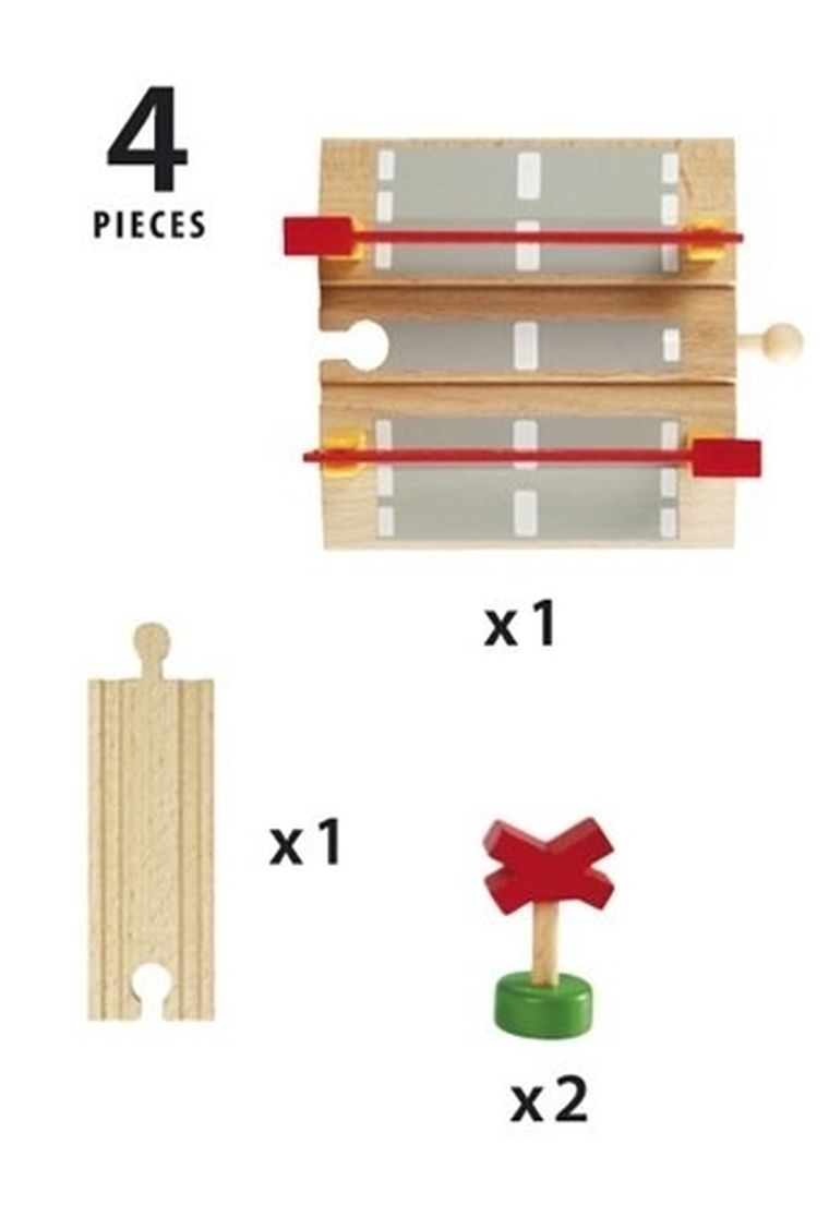 Brio World, Trecere de cale ferata, jucarie din lemn