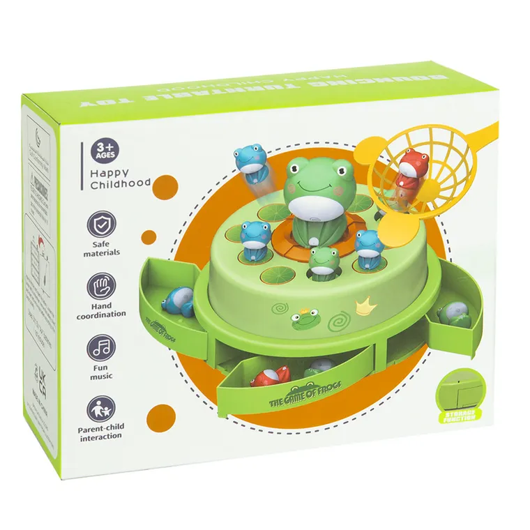 Broscute saritoare, joc de indemanare