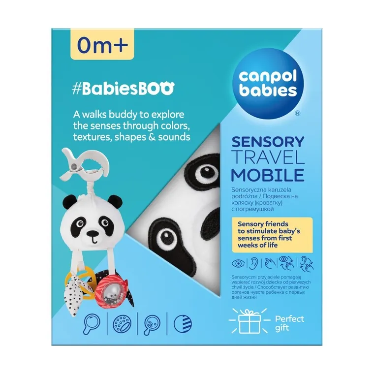 Canpol babies, BabiesBoo, carusel senzorial de calatorie