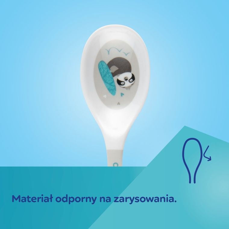 Canpol babies, Exotic Animals, linguri din melamina, galben, 2 buc.