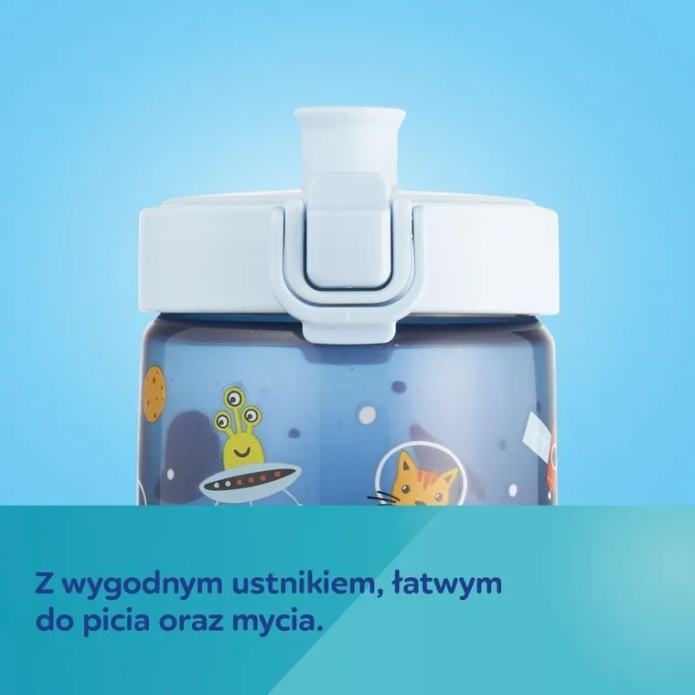 Canpol babies, Junior, sticla de apa pentru copii, roz, 400 ml