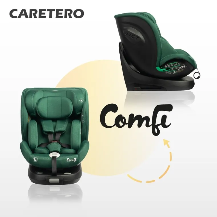 Caretero, Comfi I-Size, scaun auto, red, 40-150 cm
