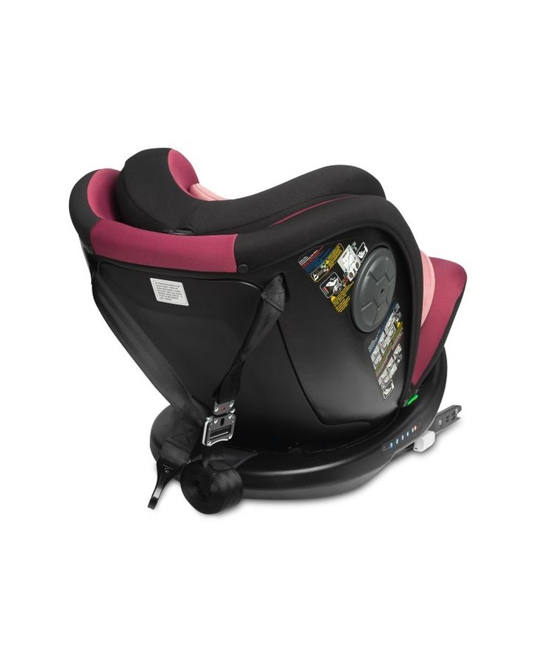 Caretero, Mokki i-Size, scaun auto, 40-150 cm, Dirty Pink