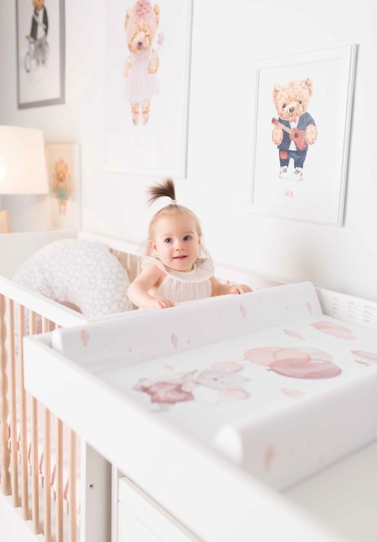 Ceba Baby, Basic, Mouse, saltea de infasat moala, profilata, 50-70 cm