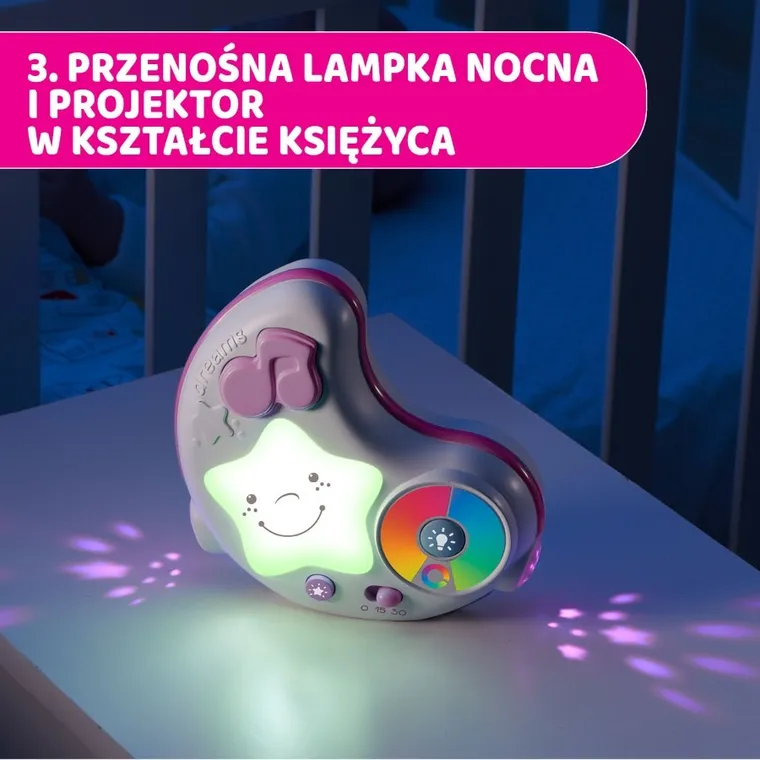 Chicco, First Dreams, Enjoy colors, covoras pentru copii, 3 in 1, roz