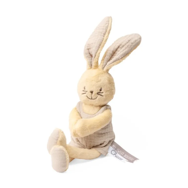 Chicco, My Sweet Dou Dou, Bunny, jucarie de plus cu zornaitor