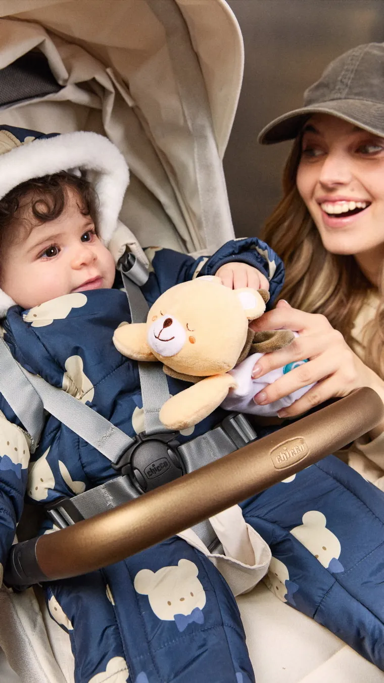 Chicco, My Sweet Dou Dou, Warm Cuddle Teddy Bear, jucarie de plus, perna termica