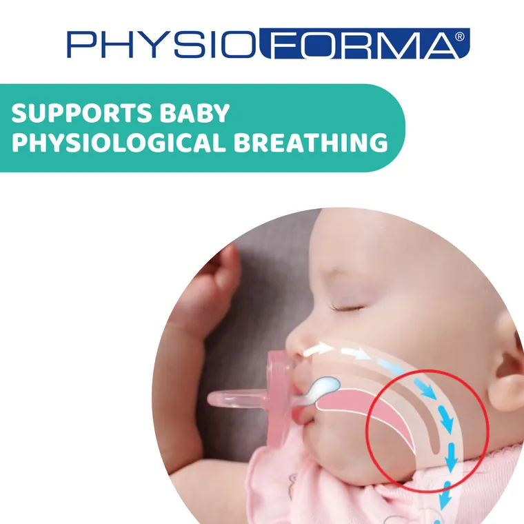 Chicco, PhysioForma Comfort, suzeta din silicon, roz, 0 luni+